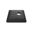 Q-Light - Servicepakke sort motiondim 3 Sort front, knapp og ramme