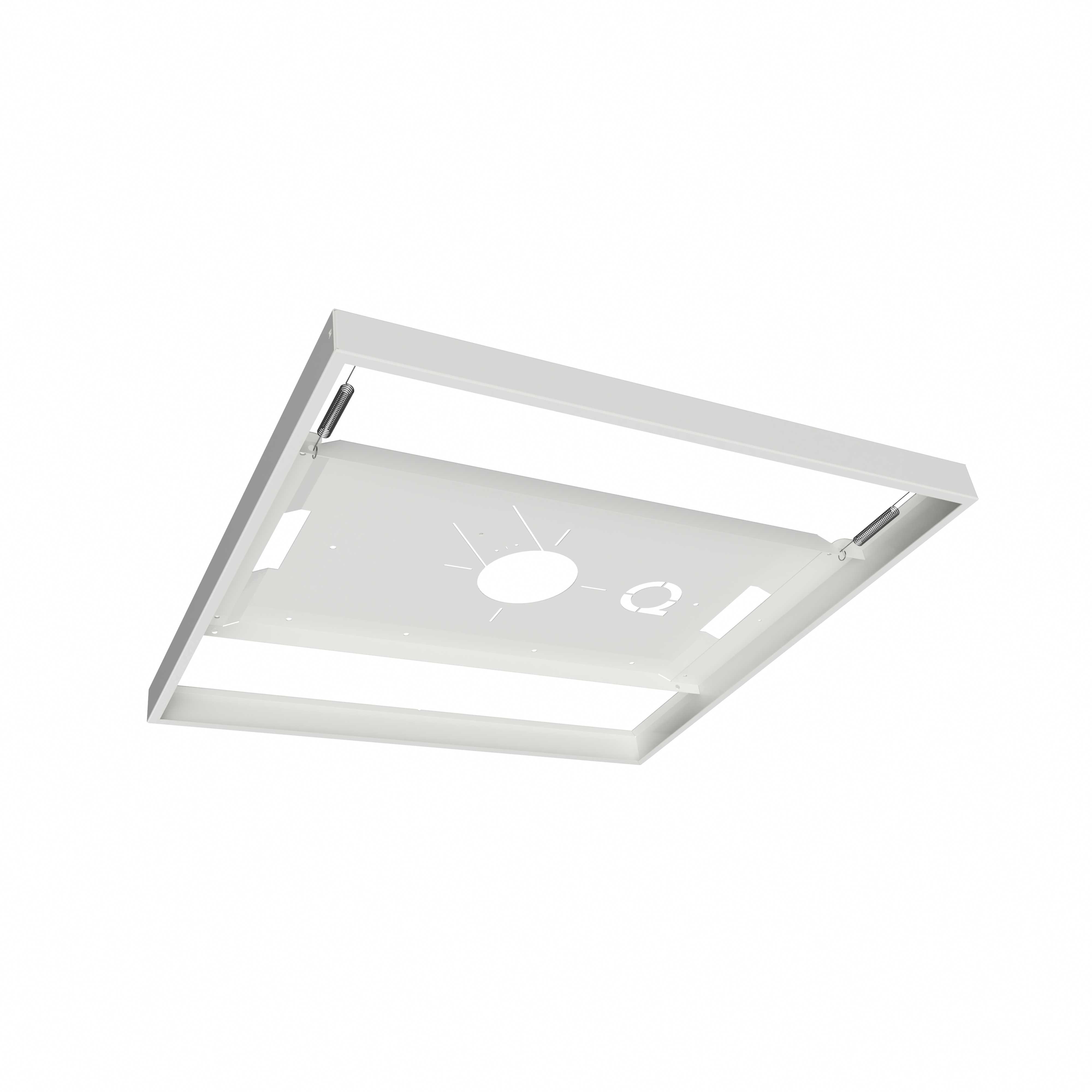 Q-Light - Q PANEL RAMME 6060 HVIT 600X600MM HVITLAKKERT FERDIGM