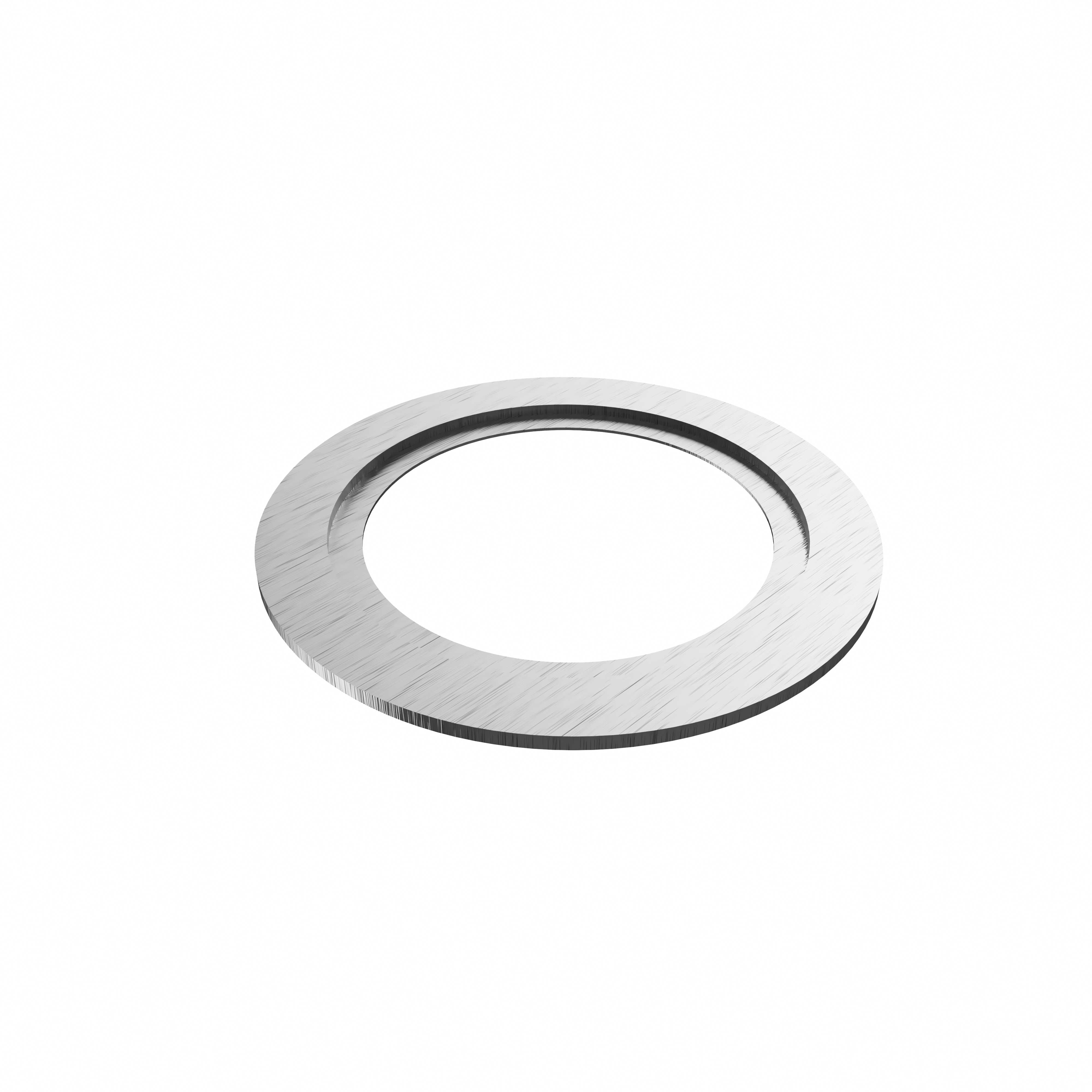 Q-Light - Rehab ring børstet stål 120mm