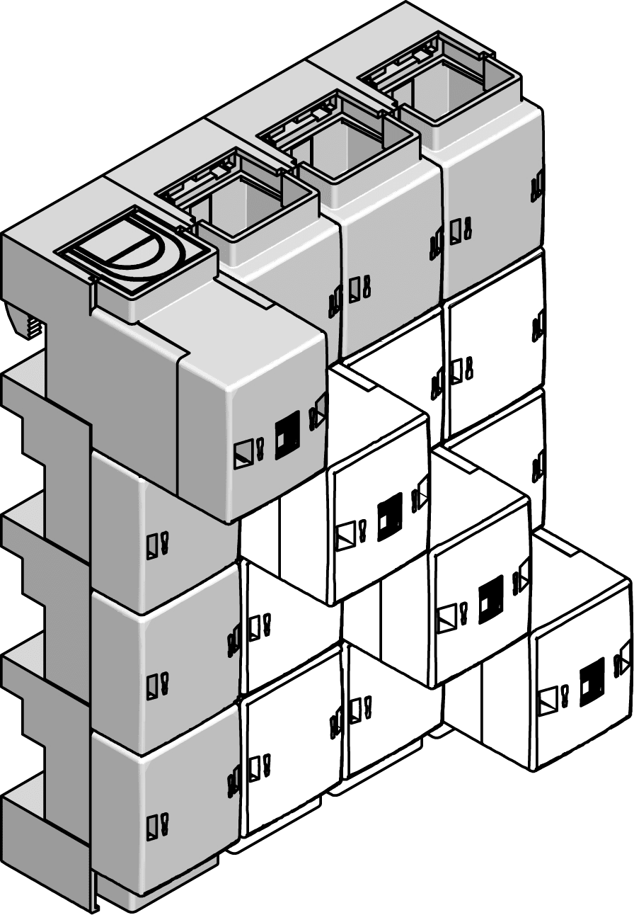 Rittal - Tilkoplingsadabter 800A, 690V
