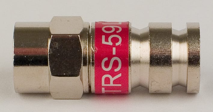 PCT - Kompression for RG-59, Rød, P