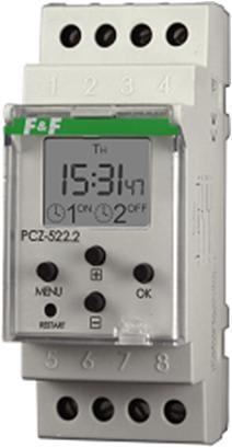 F&F - Koblingsur m/ 2 kanaler
