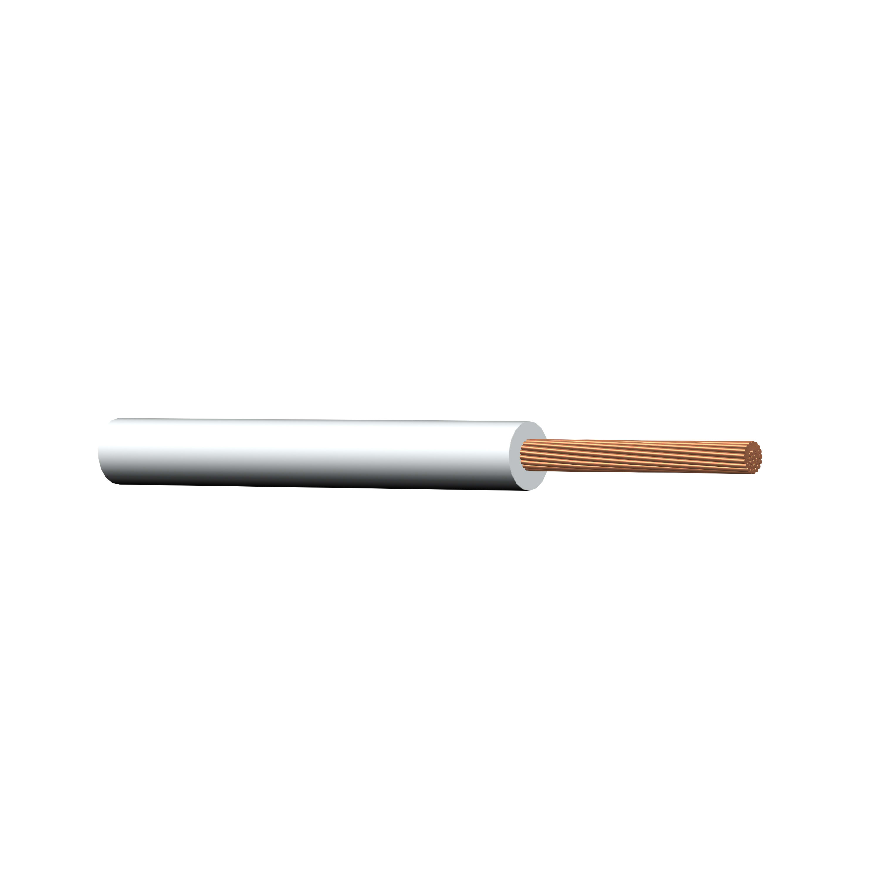 Nexans - RK 90 750V 2,5 Hvit Bunt 100m