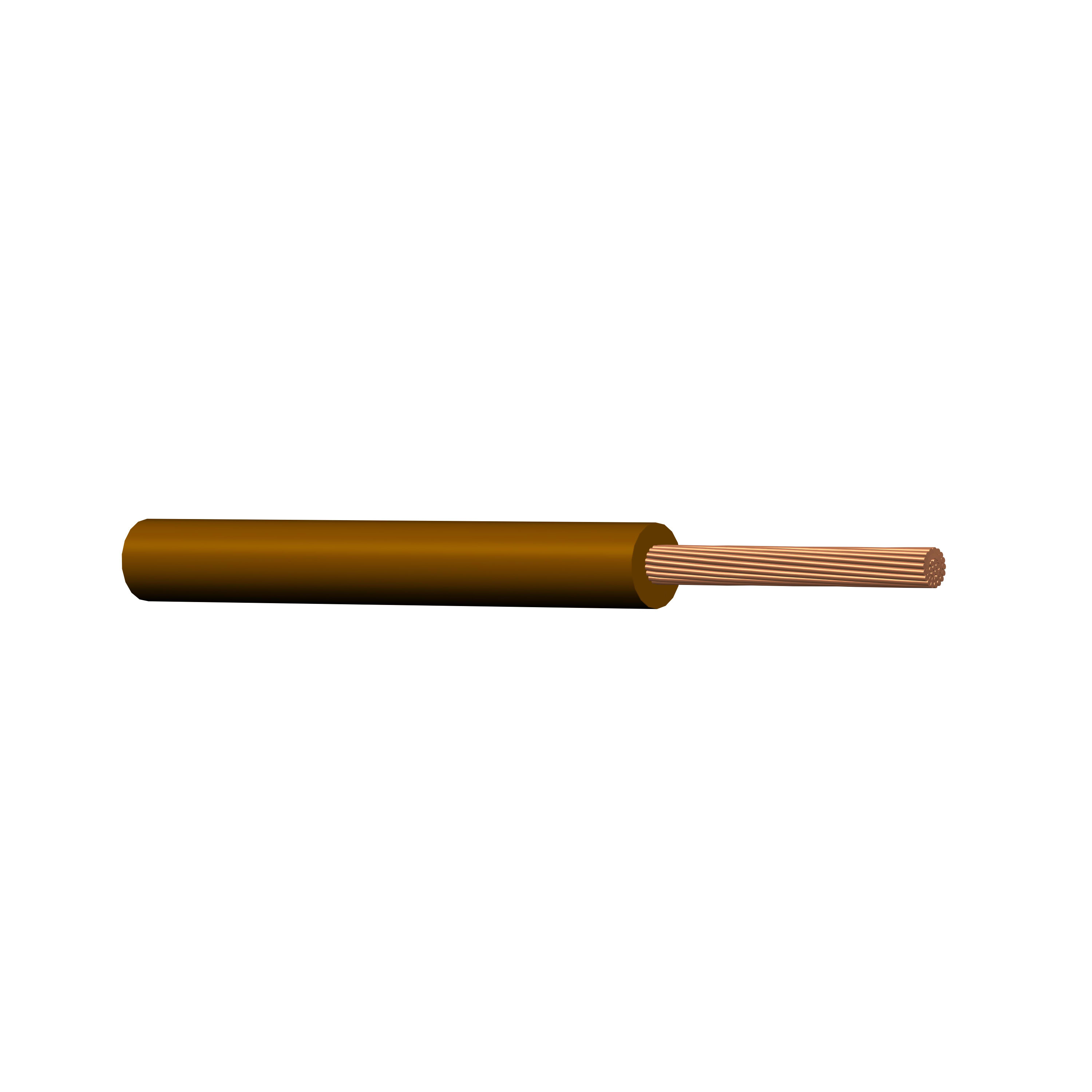 Nexans - RK 90 750V 2,5 Brun Bunt 100m