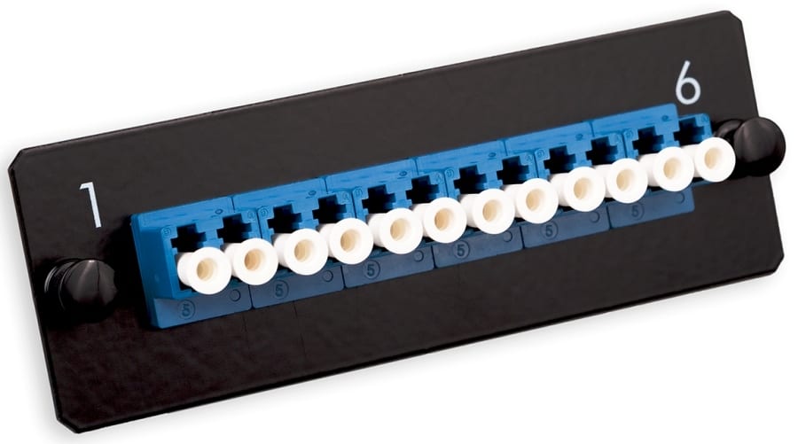 Nexans - LANmark-OF Adapter Plate 12 LC Singlemode Blå