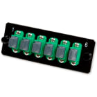 Nexans - LANmark-OF Adapter Plate 6 MTP Singlemode Key Up Key Down Grønn