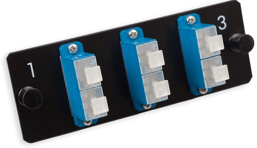 Nexans - LANmark-OF Adapter Plate 6 SC Singlemode Blå