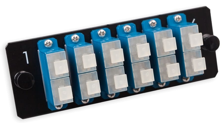 Nexans - LANmark-OF Adapter Plate 12 SC Singlemode Blå