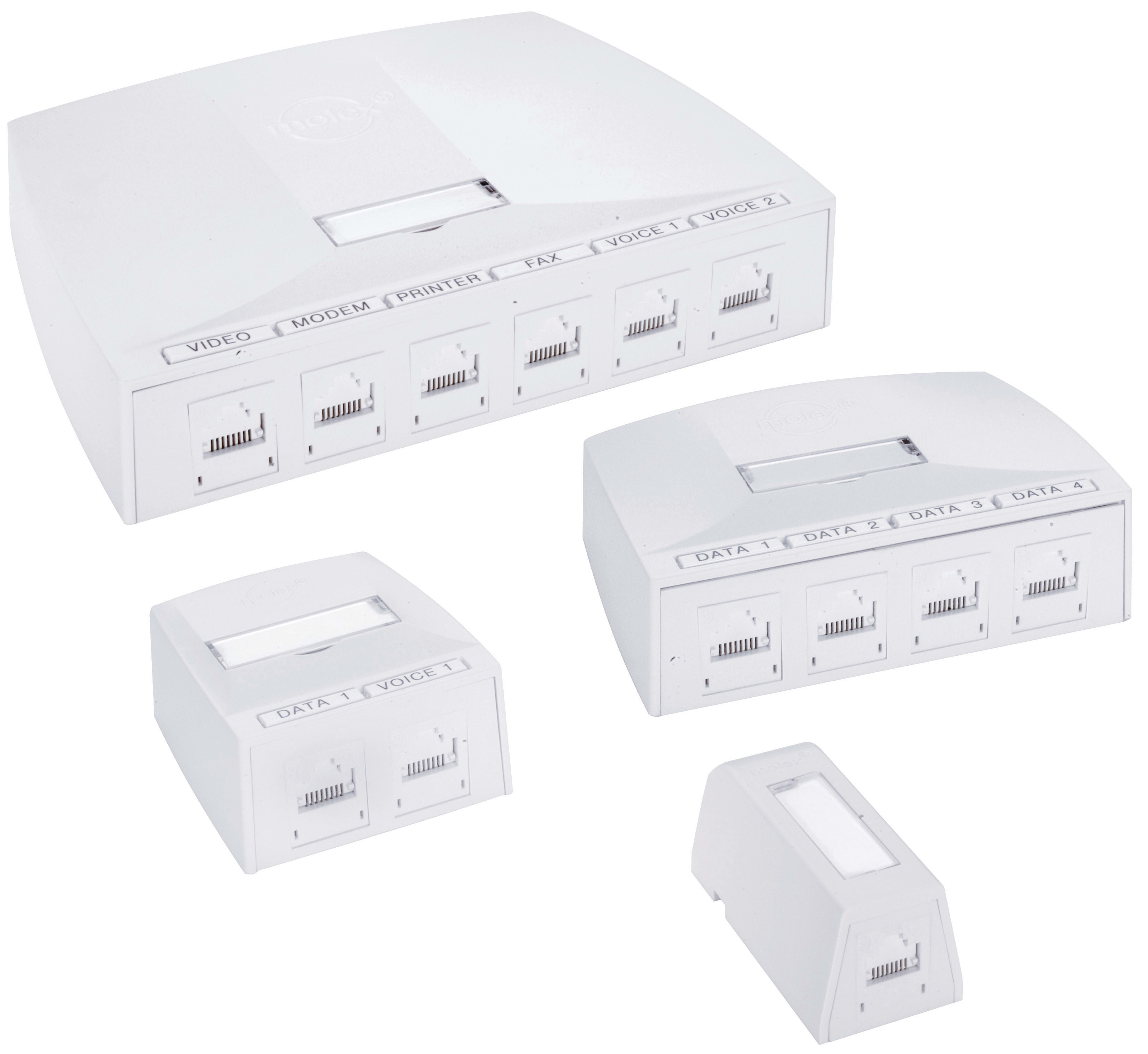 Centex - Vegguttak C6 2P UTP påvegg Hv