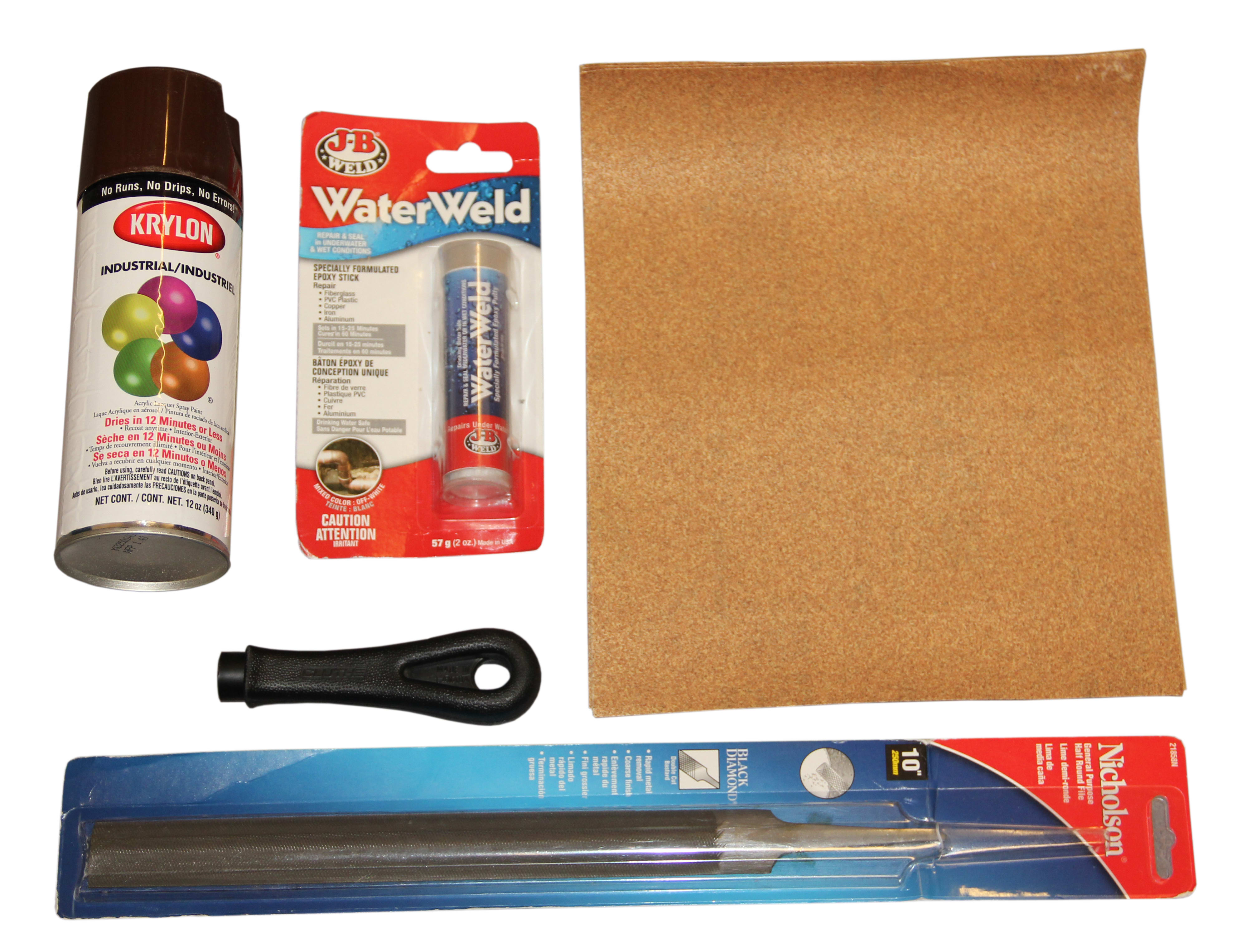 Melbye - RE Pole Repair Kit Braun, RSK-RK-BN