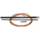 Melbye - Jordingssystem komplett m/Cu line 10m, stålspiss, rør og s