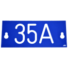 Melbye - Merkelskilt blå 35A 64x146x1,