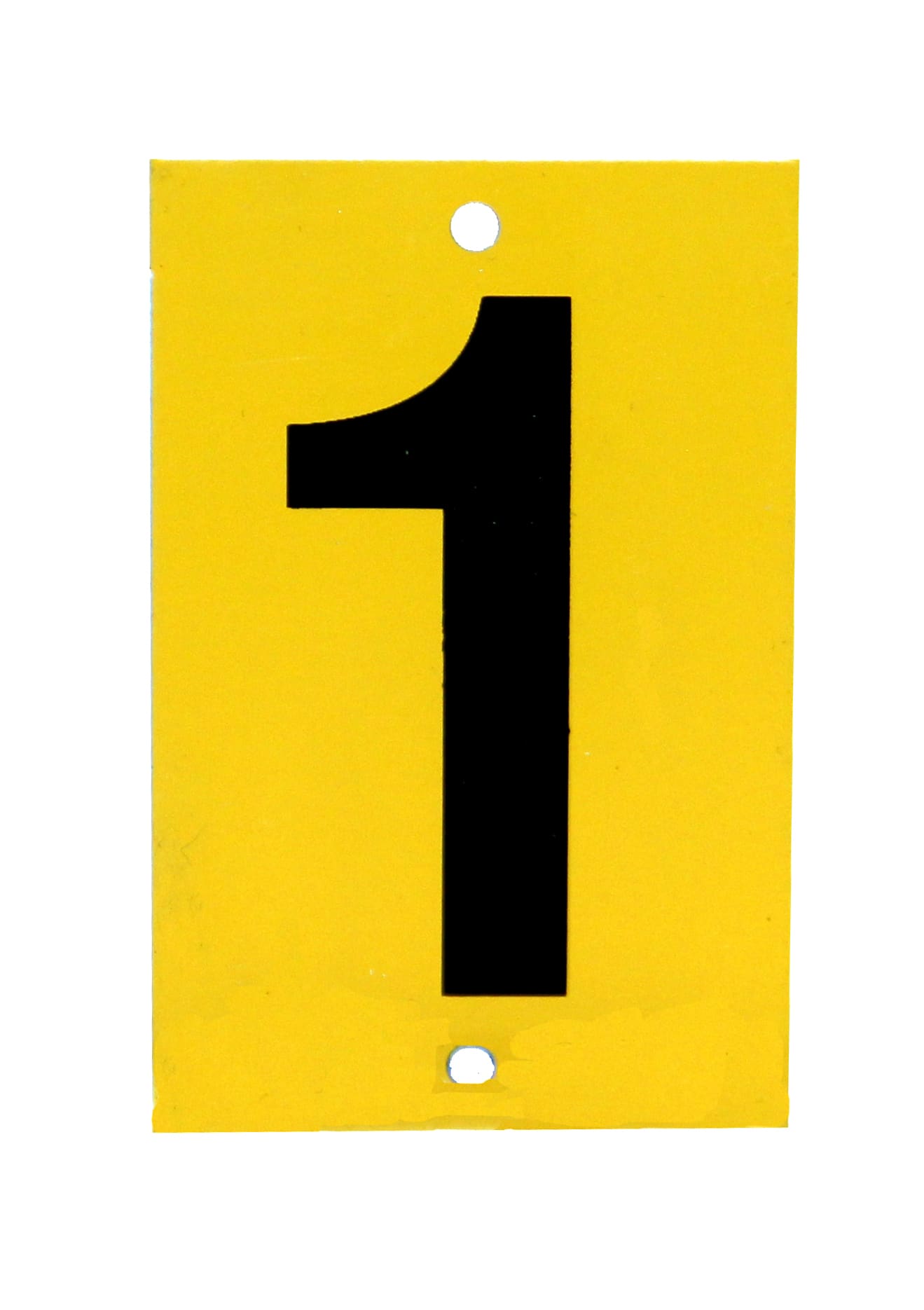 Melbye - Al-skilt, tallet 1 70x45x0,7mm