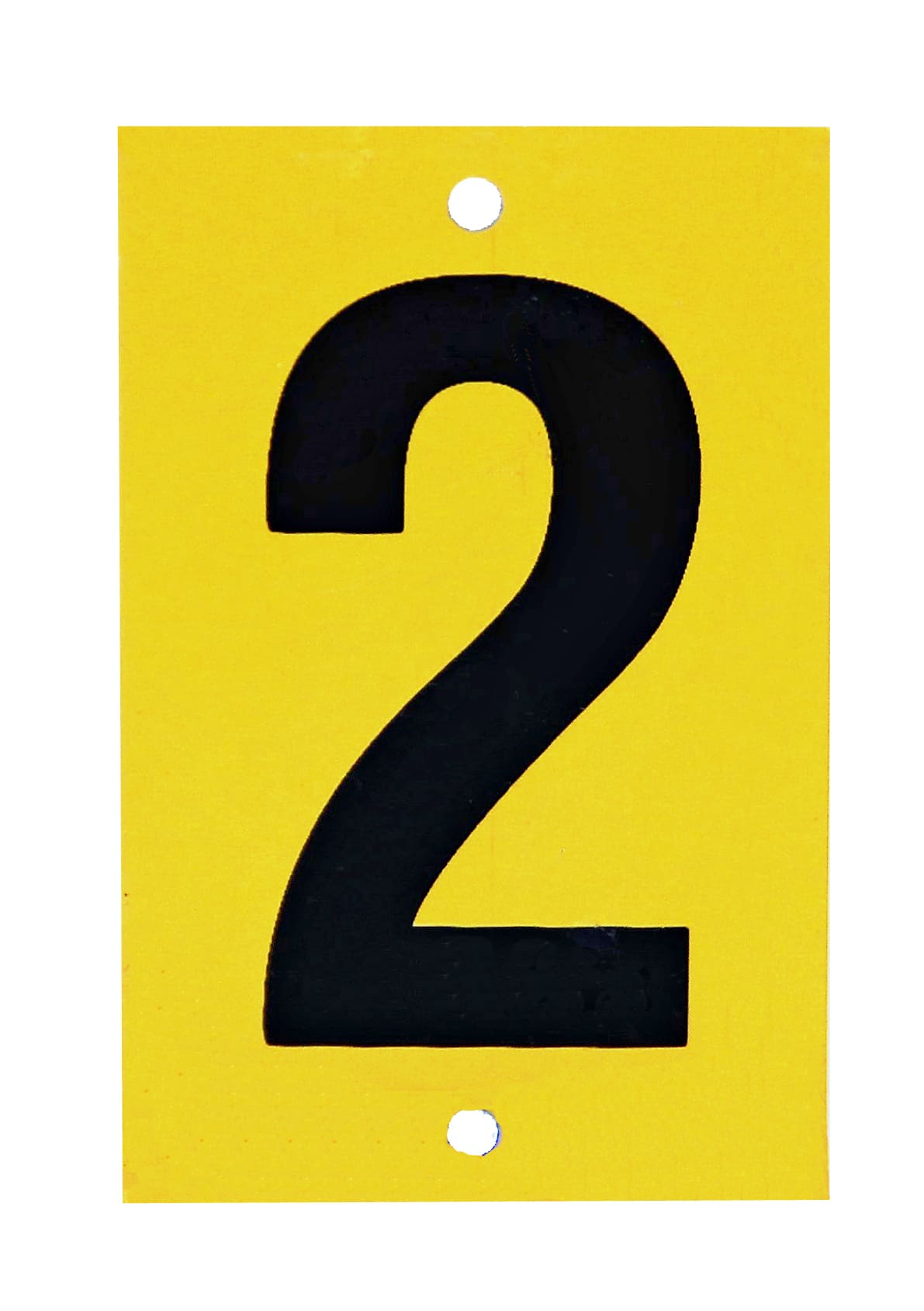 Melbye - Al-skilt, tallet 2 70x45x0,7mm