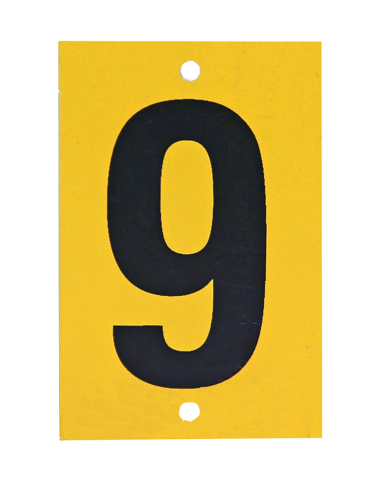 Melbye - Al-skilt, tallet 9 70x45x0,7mm
