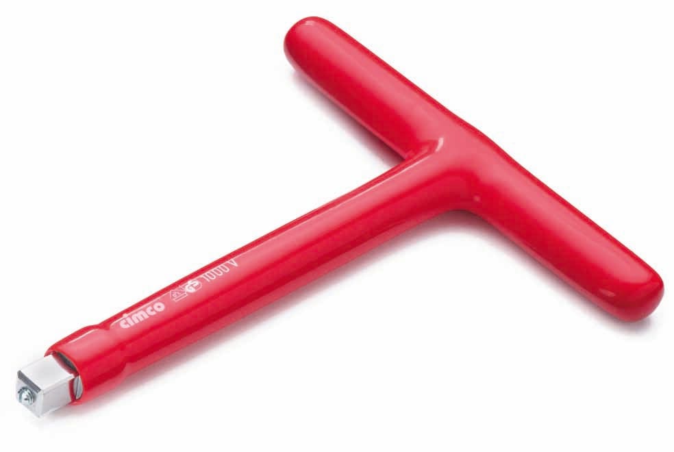 Cimco - T-håndtak isolert 1000V. 1/2" 200mm