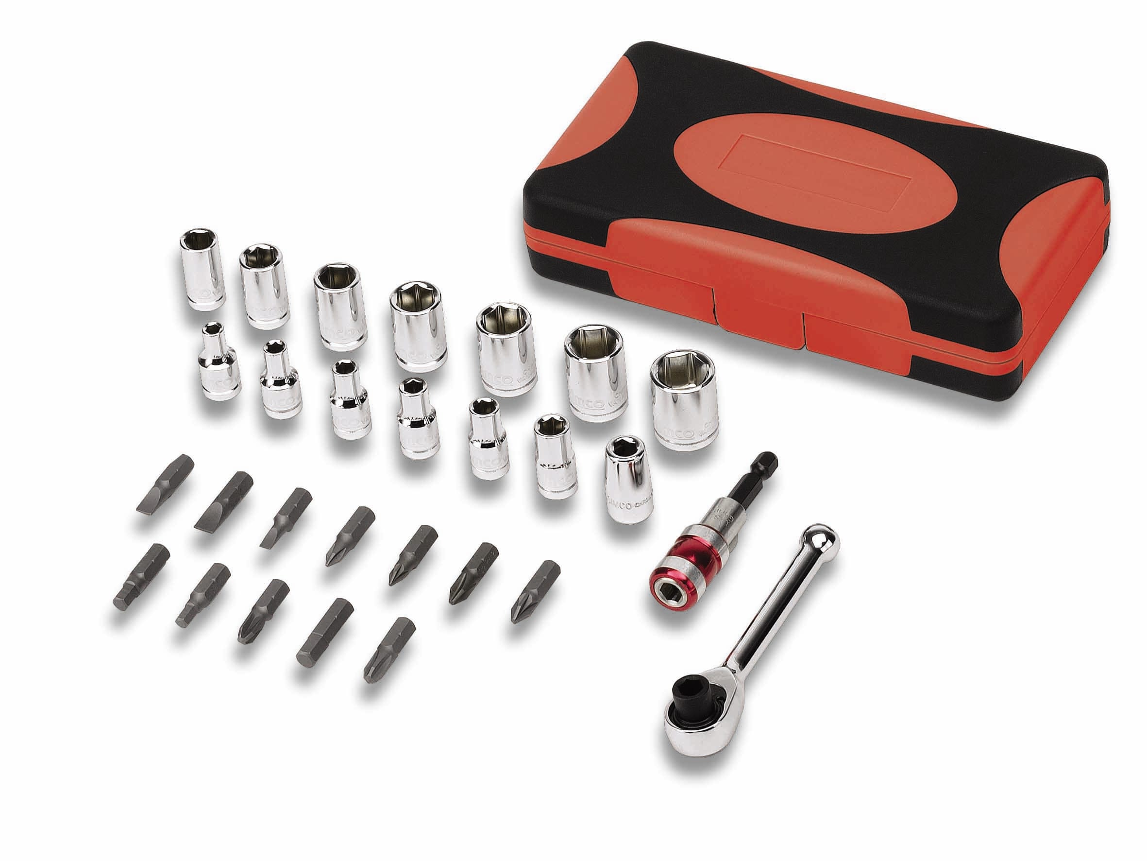 Cimco - Bits/Skrallesett 1/4",28 deler