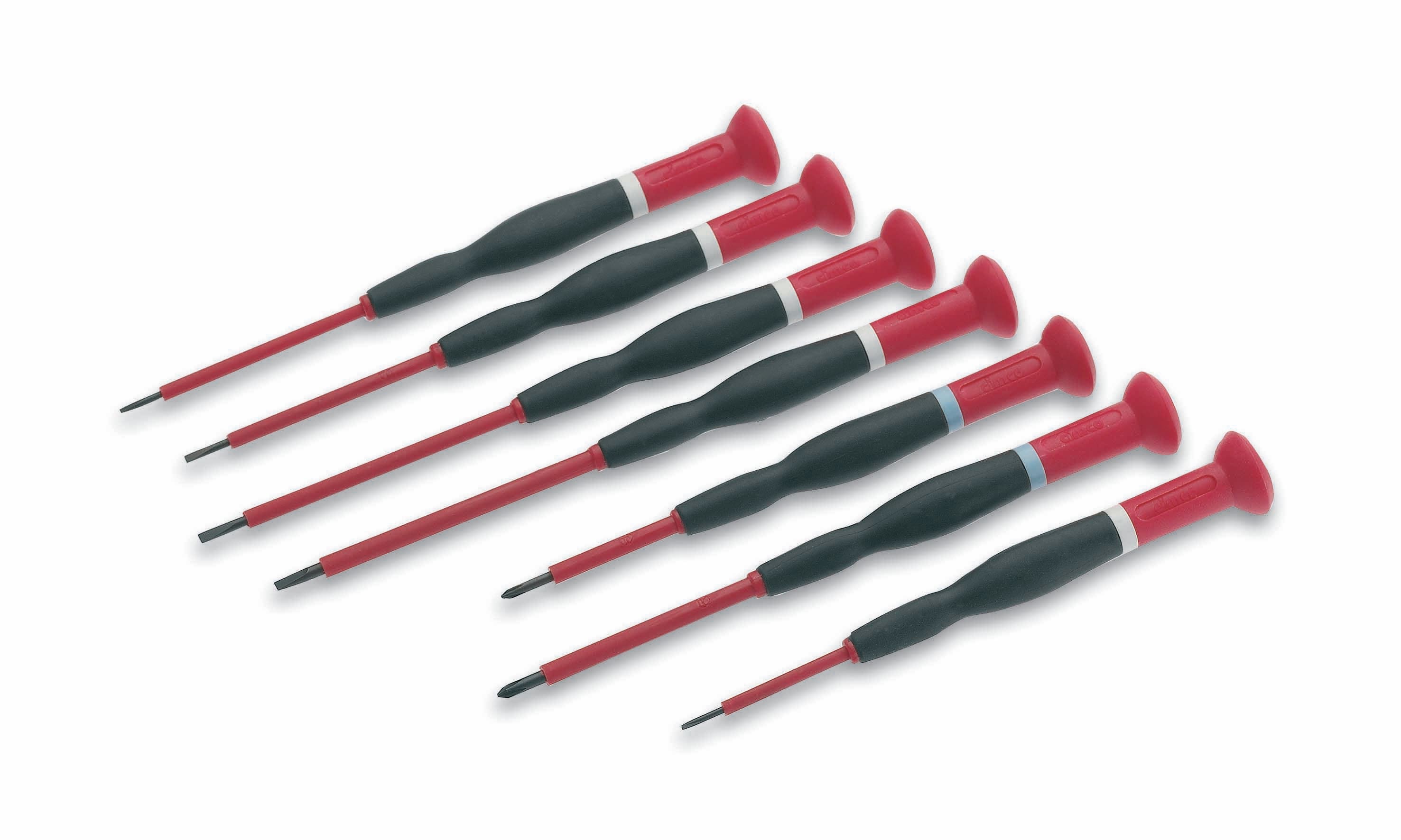 Cimco - 1000V Sikkerhetsskrutrekkersett elektronikk. 7 deler