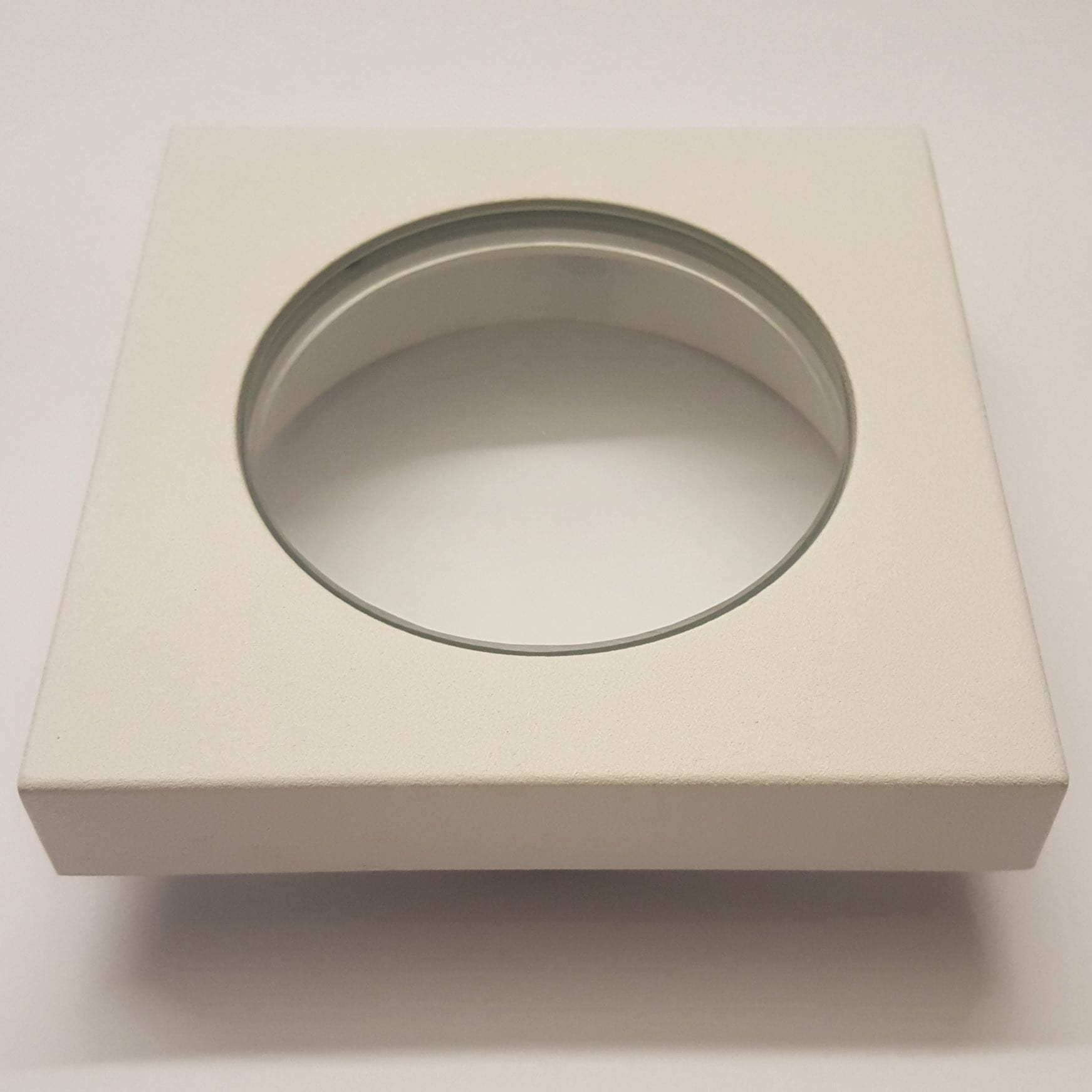 SG Armaturen - Lokk M/Glass Echo Hvit