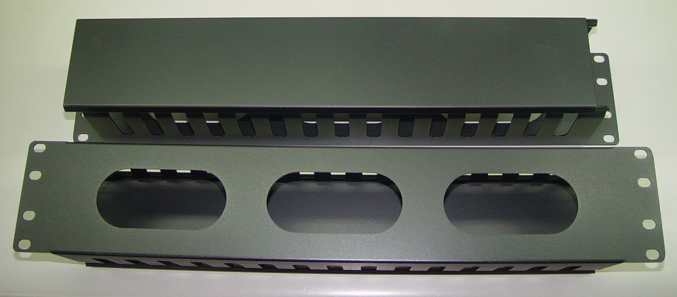 Centex - Kabelføringspanel 19 2U metal