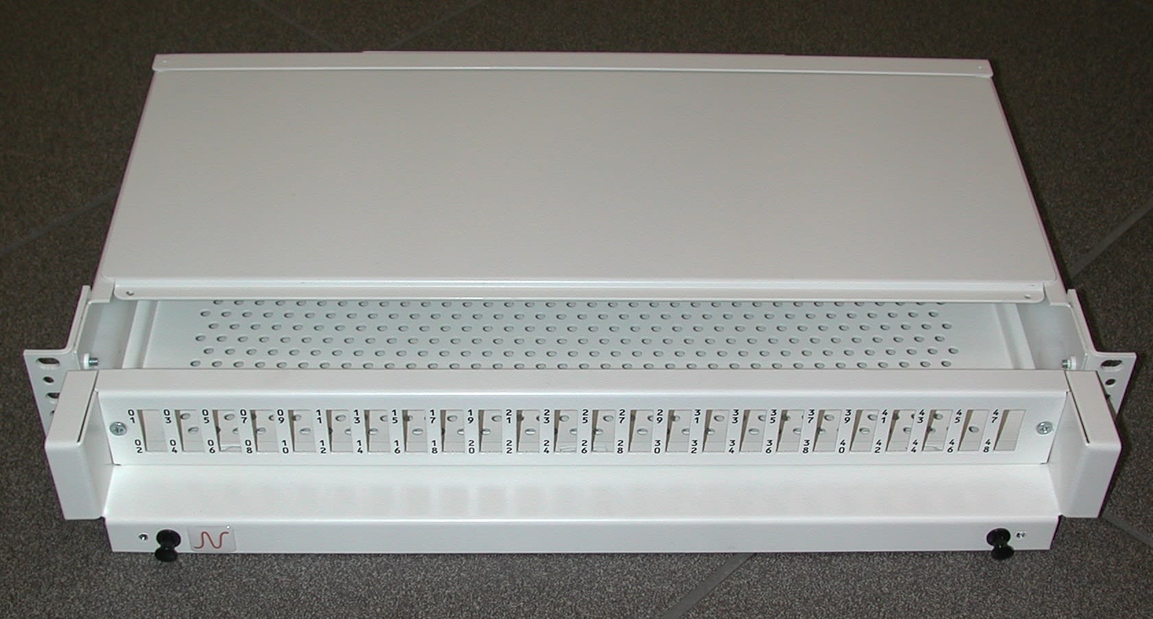 Nexans - Fiberpanel 1,5U 19" 24 hull SC Simplex