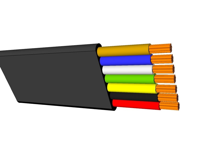 Nexans - Modular kabel  4x0,14, sv
