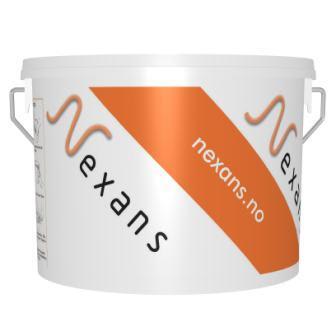 Nexans - CATV dobb.skj.0,8/3,6 75Ohm 59F 67% B. 130 meter hvite PVC