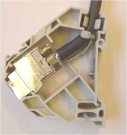 Nexans - GG45-maritim DIN-rail mount GG45-maritim DIN-rail mount