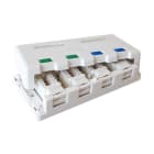 Excel - 100-008 Veggkontakt UTP 4xCat6 4xRJ45
