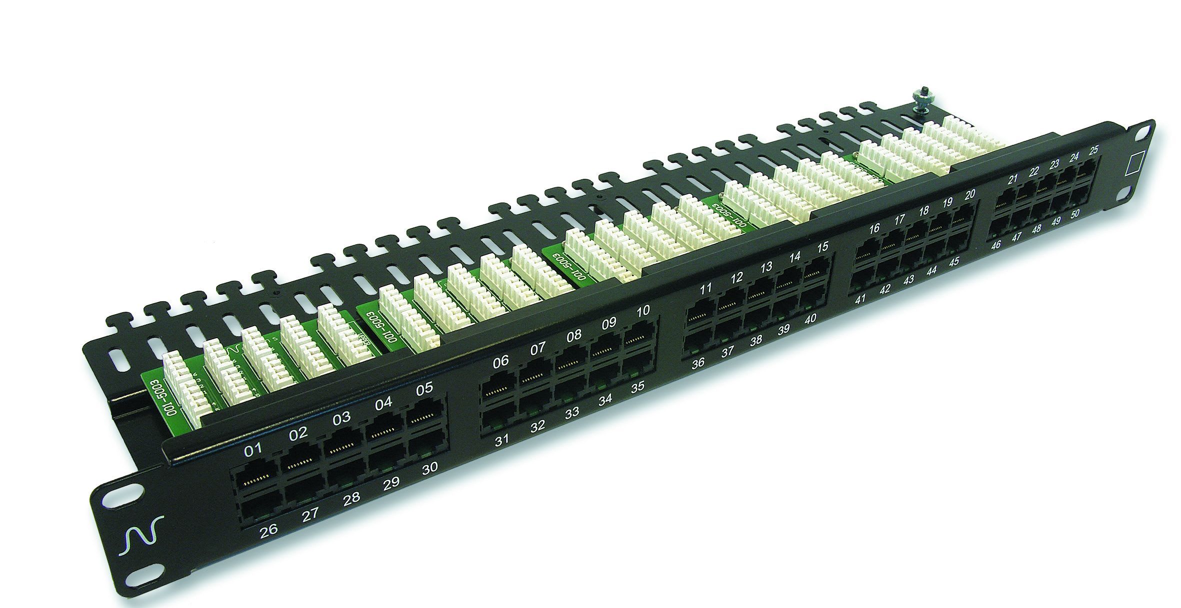 Nexans - 1U 19 50p Tele Patchp m/2p 1U 19 50p Tele Patchp m/2p