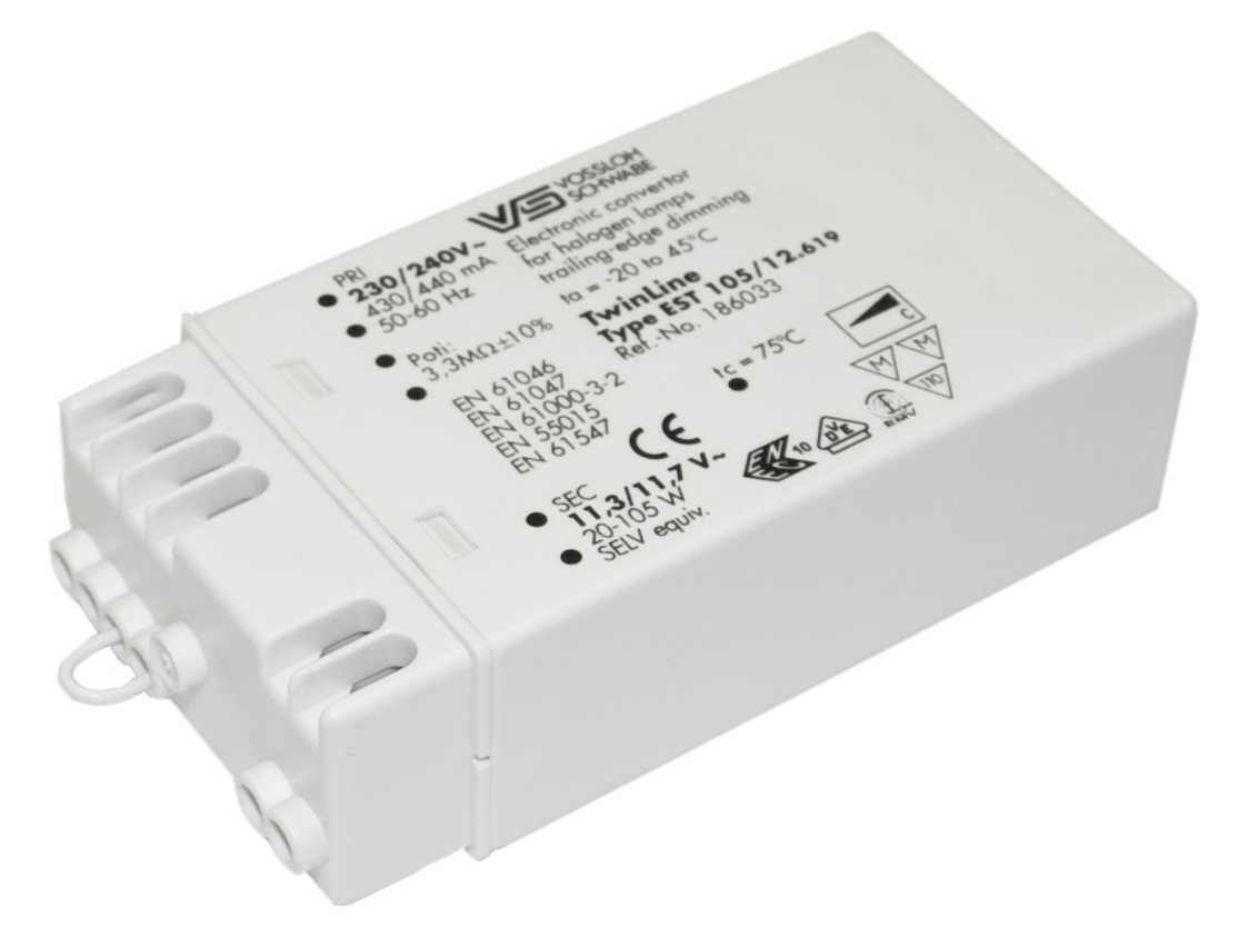 SG Armaturen - Elektronisk Trafo VOSSLOH 20-70W ECO