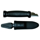 Cimco - El-kniv med plasthåndtak. Rustfritt blad 35mm. Dobbelt slipt.