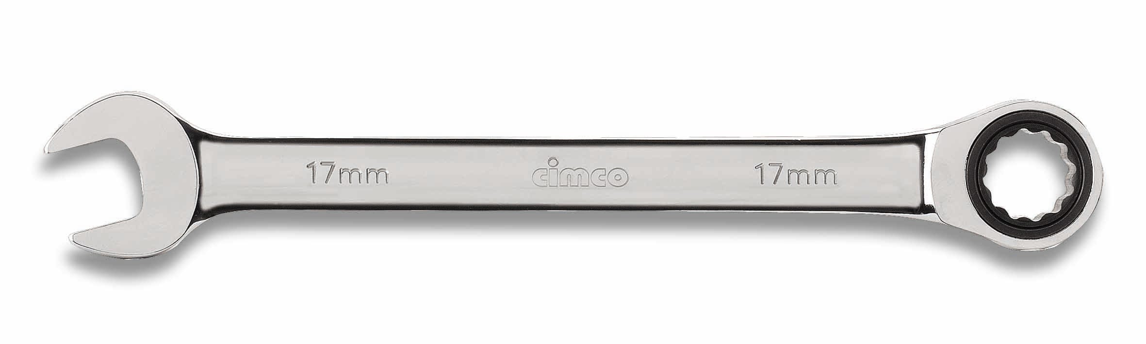 Cimco - Kombinasjonsnøkkel med skralle 17mm