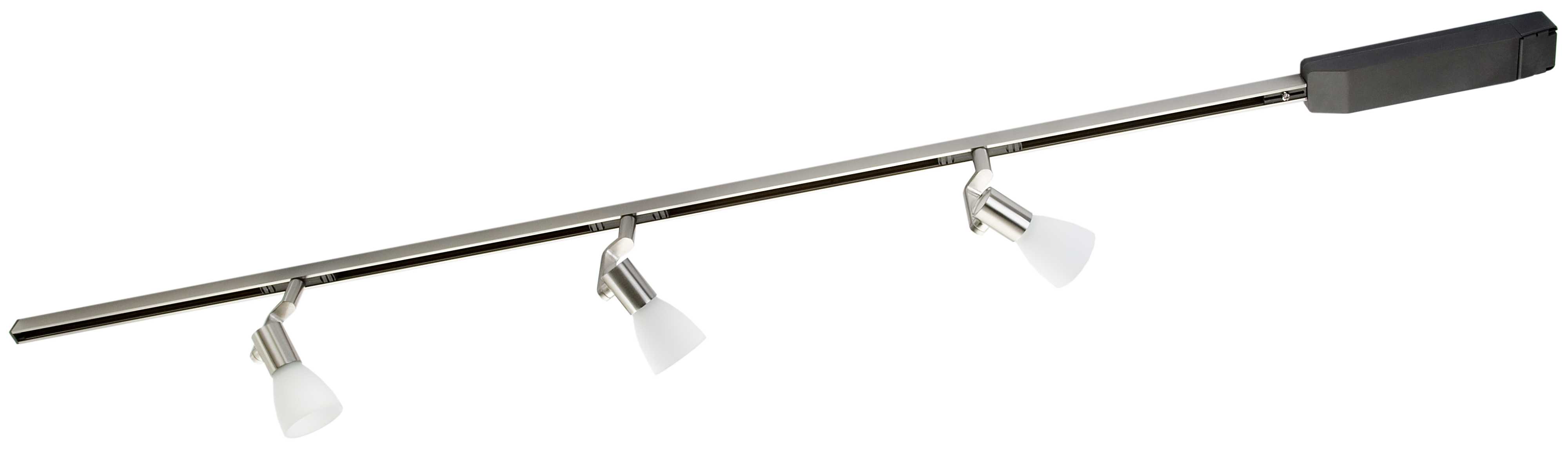 SG Armaturen - ZIP 12V GLASS BØRSTET STÅL 3x20W