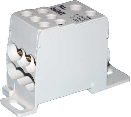 FTG - Avgreningsklemme 1 Pol, 125A, 1 x 35 + 7 x 16q