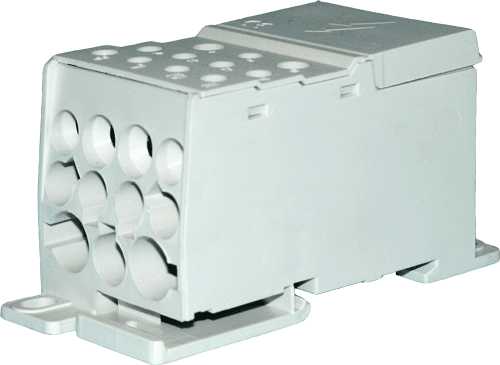 FTG - Avgreningsklemme 250A, 2 x 35mm2 + 5 x 16mm2 + 4 x 10mm2