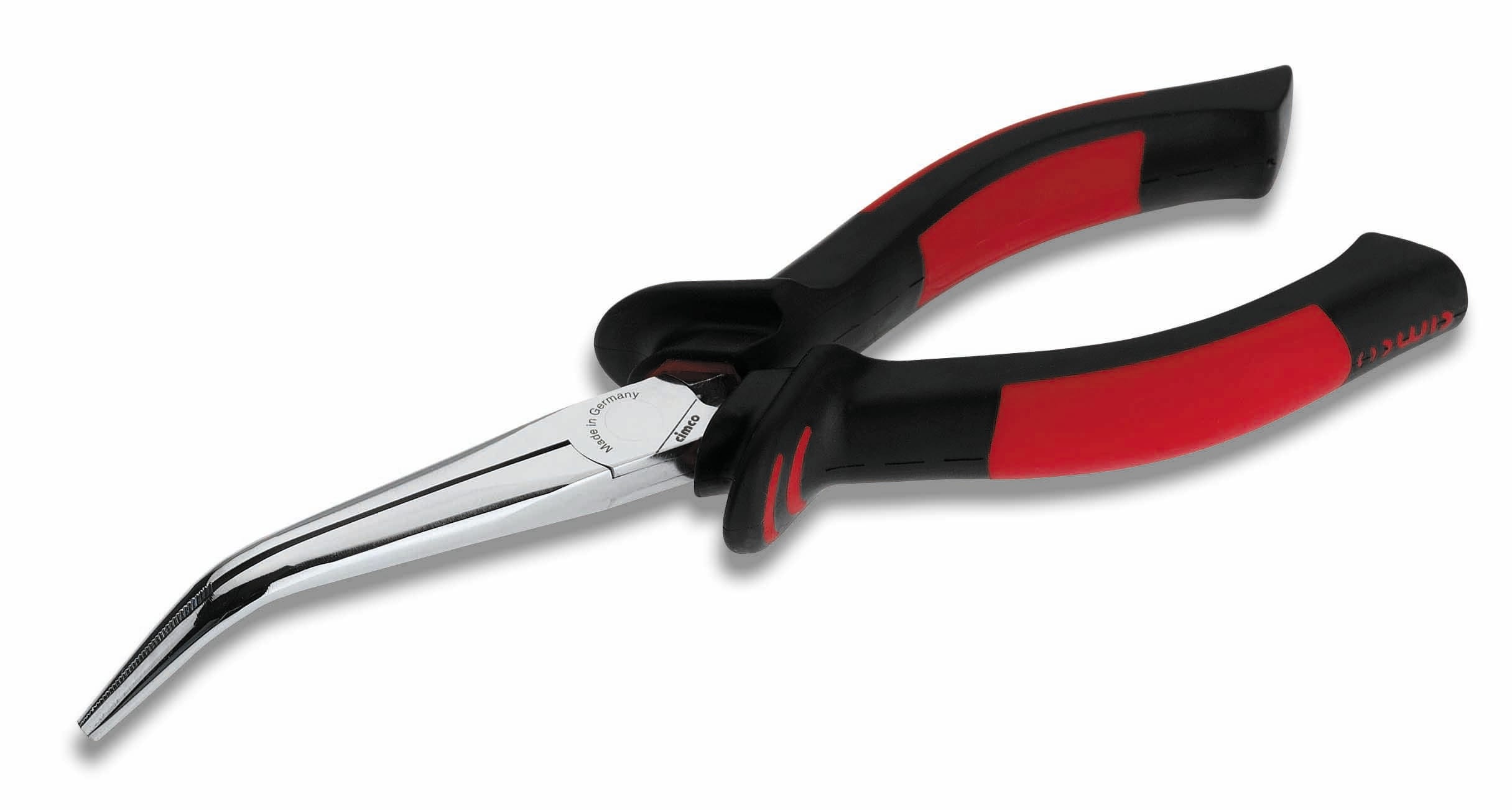 Cimco - Mekanikertang flat/rund, 45 grader, lengde 190mm