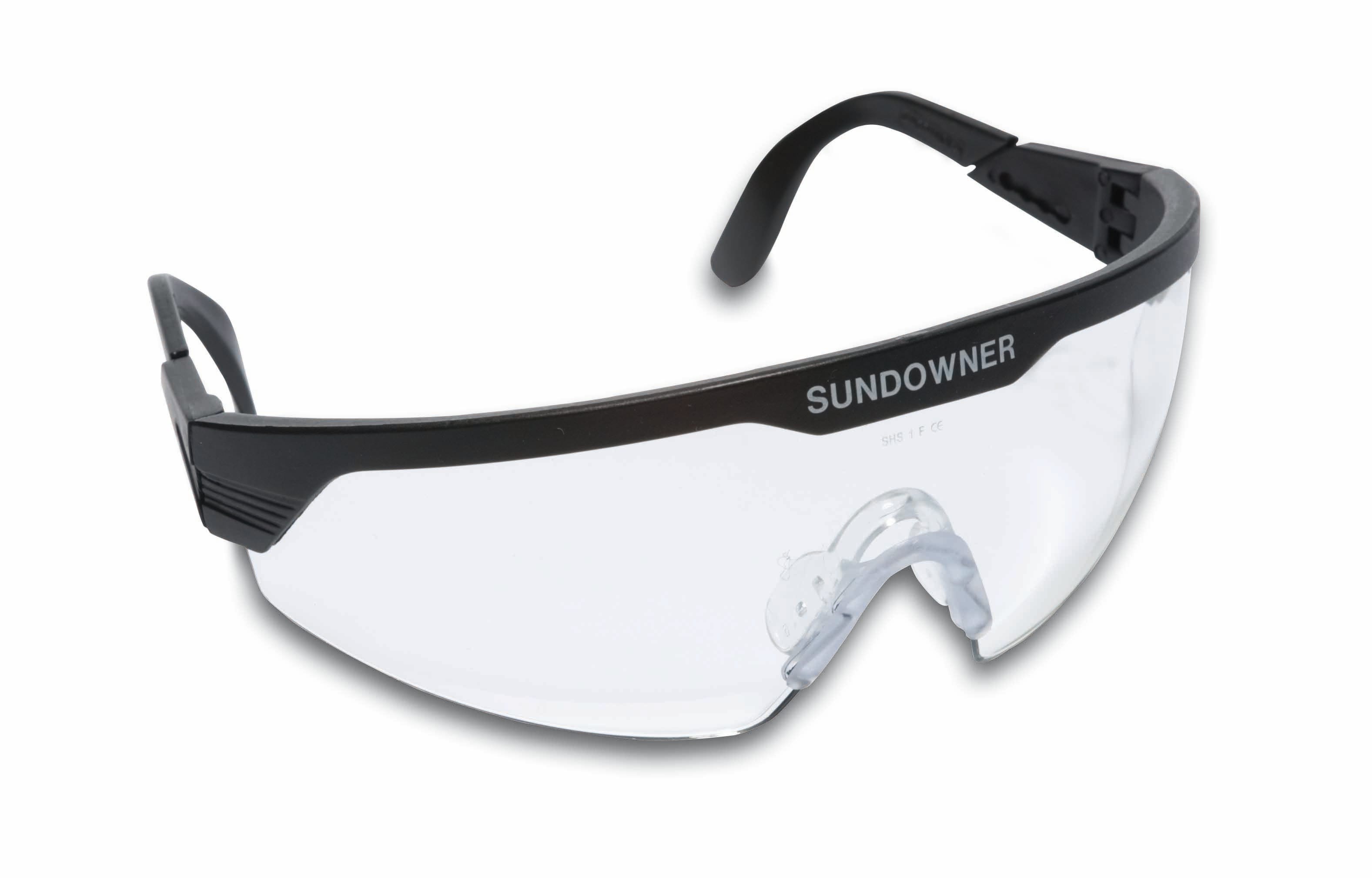 Cimco - Vernebriller Sundowner. Klart glass. Ramme i sort.