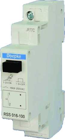 Doepke Schaltgeräte GmbH - RSS 016-200L 2P 16A 1M M/LYS