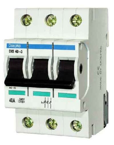 Doepke Schaltgeräte GmbH - RH080 LASTBRYTER 80A 3P