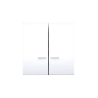 Kontakt-S - KNAPP S54 DBL M/LED VINDU HVIT