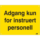 Melbye - Al-Skilt adgang instruert pers