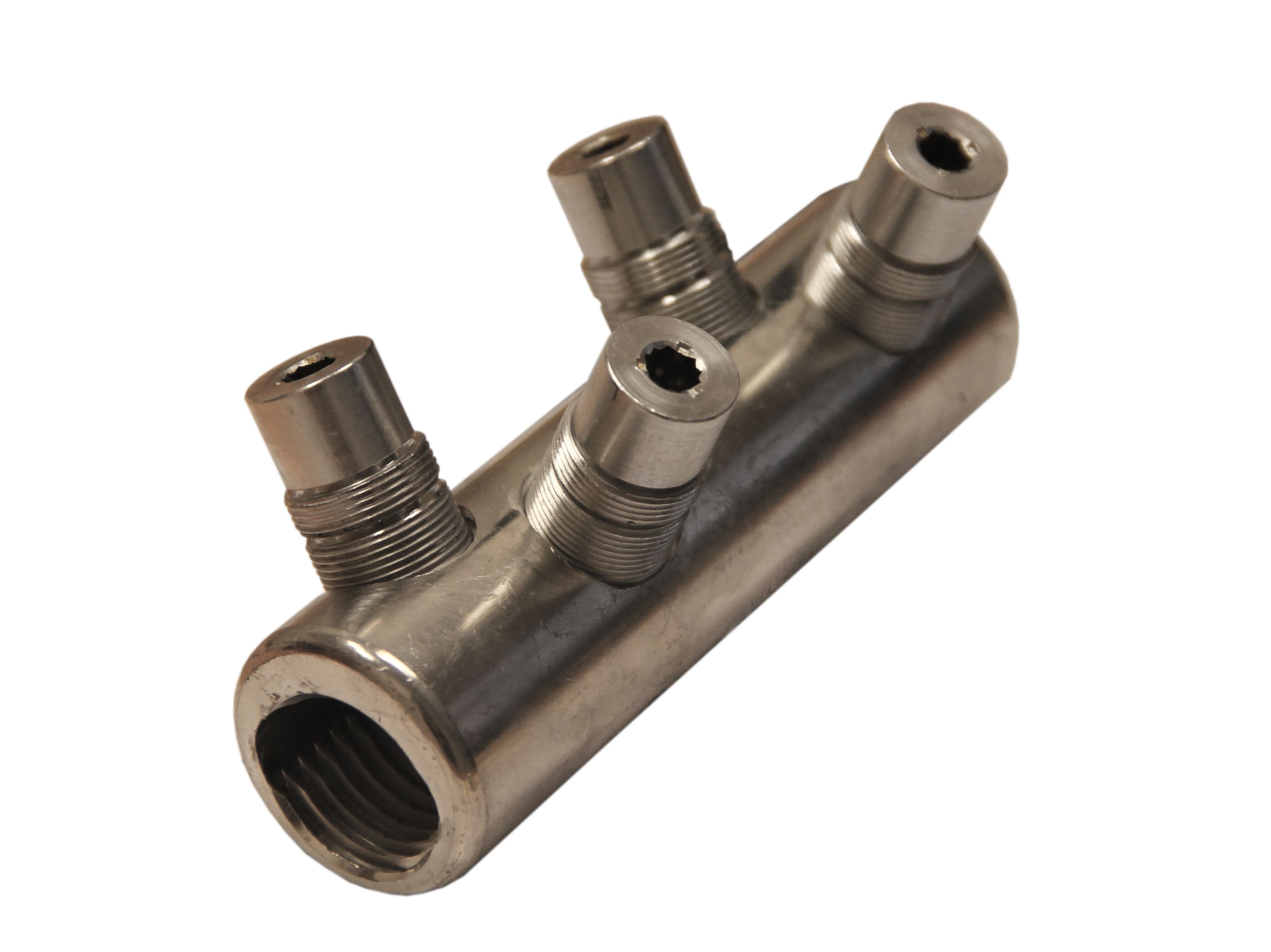Melbye - Mekanisk skruskjøtehylse for 50-240 mm² kobber og aluminium. Boltene knekker ved riktig moment