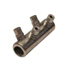 Melbye - Mekanisk skruskjøtehylse for 50-240 mm² kobber og aluminium. Boltene knekker ved riktig moment