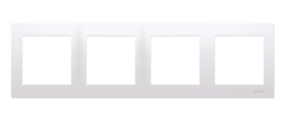 Kontakt-S - Ramme S54 4hull HVIT