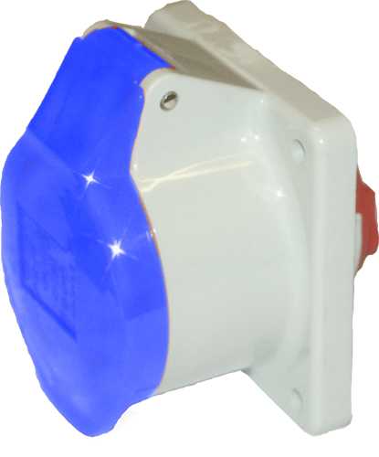 Walther-Werke - Stikk innfelt rett 216-6 IP44 230V