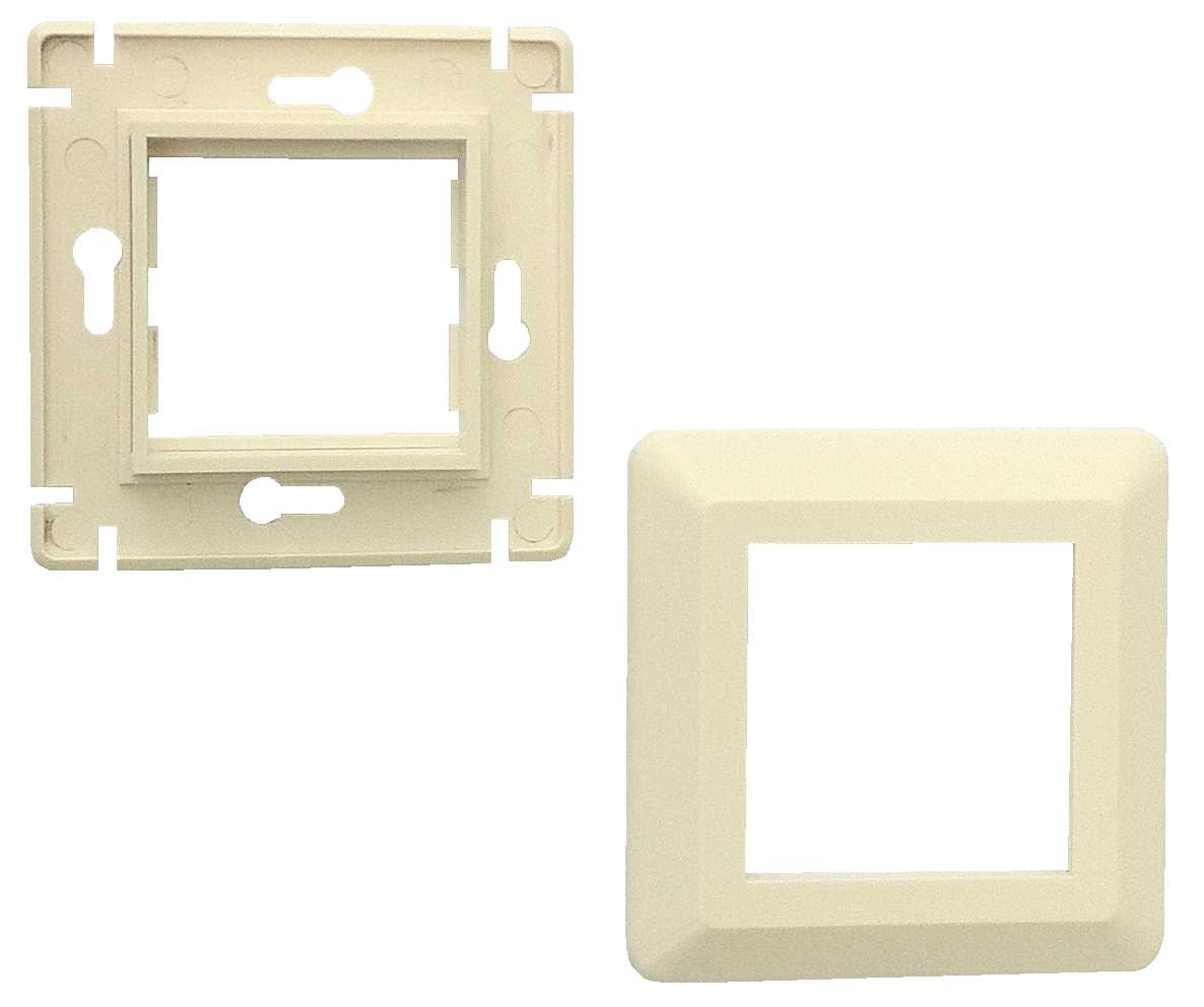 LANSE 3-PLAY - Fest-/Kombiramme RS 84x84mm for 2 stk. 45x22,5mm moduler.