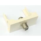 LANSE 3-PLAY - Multimedia modul F-konnektor med adapter hun/hun