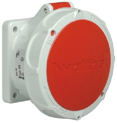 Walther-Werke - Stikk innfelt  332-6 IP67 400V