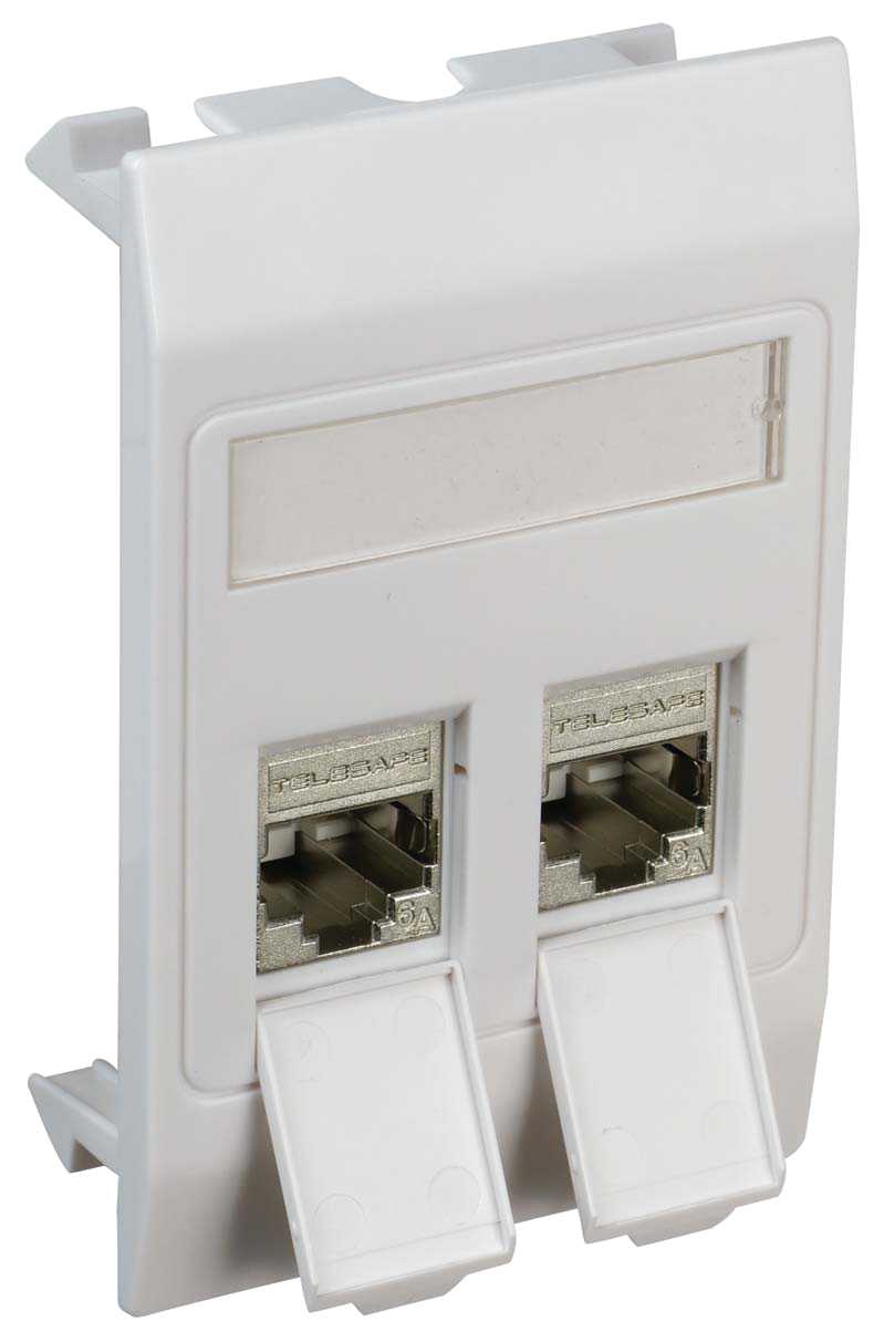 LANSE 3-PLAY - Vegguttak QuickCompact Stp CAT6A